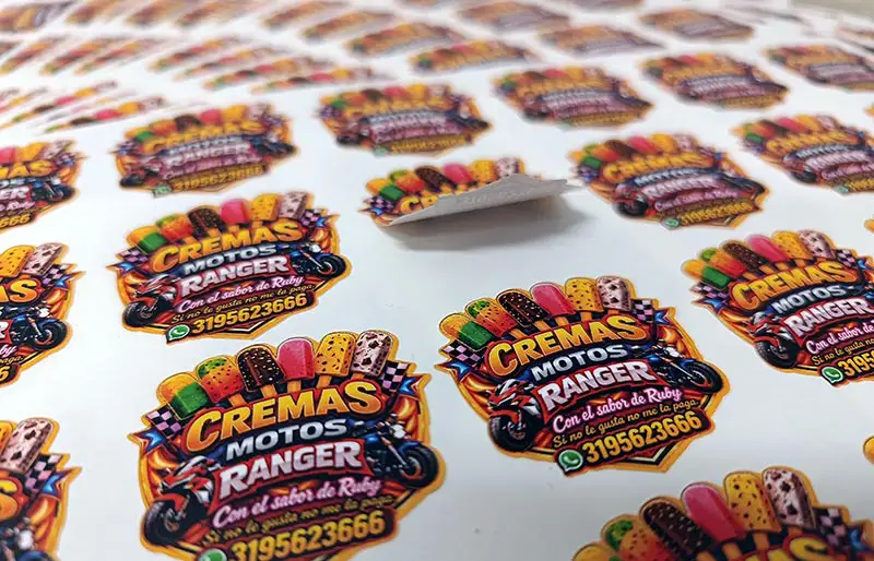 Sticker resistente al frio