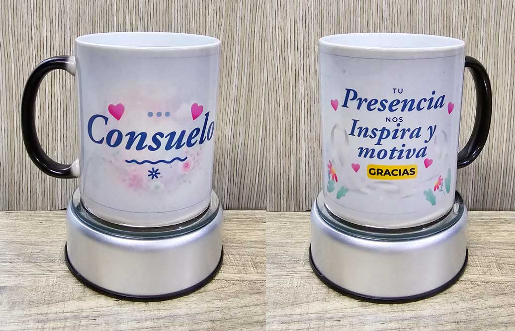 Mug mágico mensaje oculto