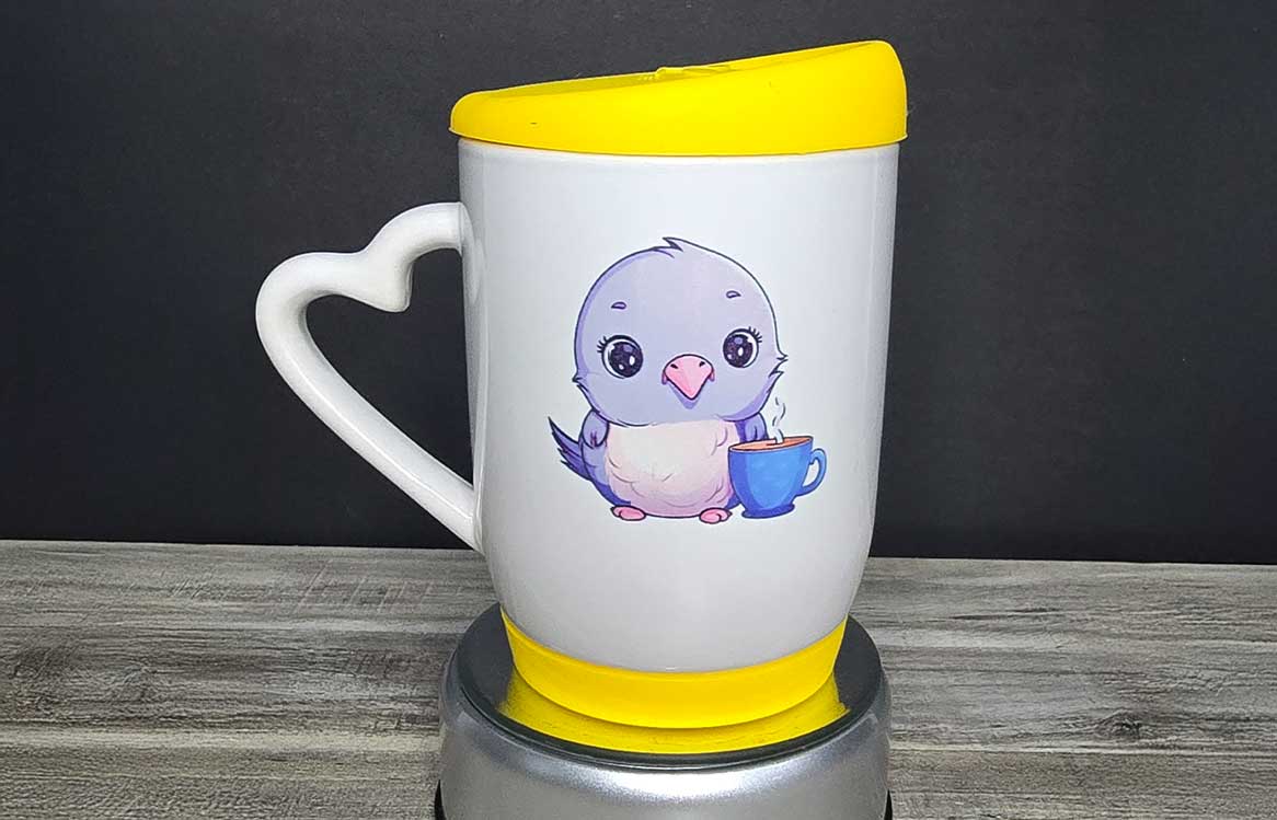 Mug con tapa colores