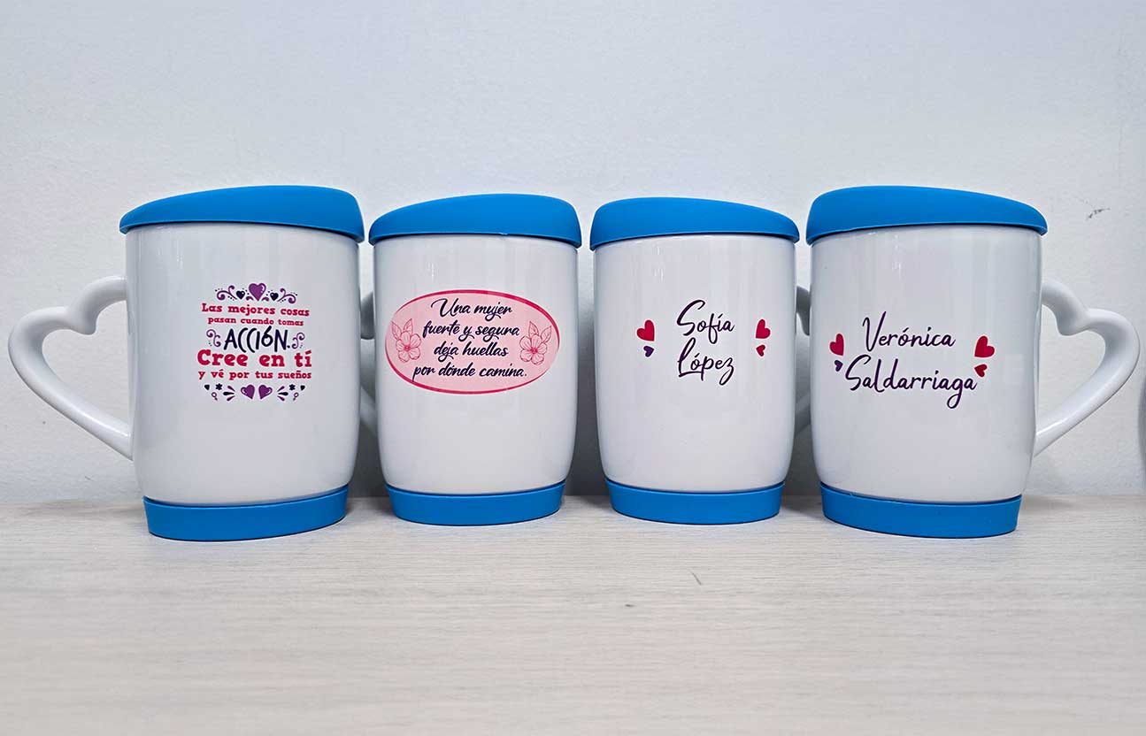 Mug con tapa regalo