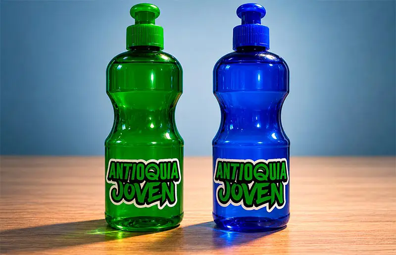 Botilitos plásticos para muestra de licitación